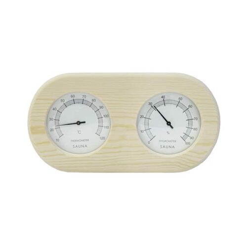 Thermomètre et hygromètre pour sauna